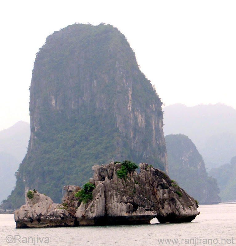 La baie d'Along et ses fabuleux rochers Paysages et Fleurs au fil de