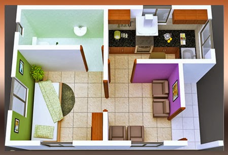Sketsa Desain  Interior Rumah Minimalis Type 36 