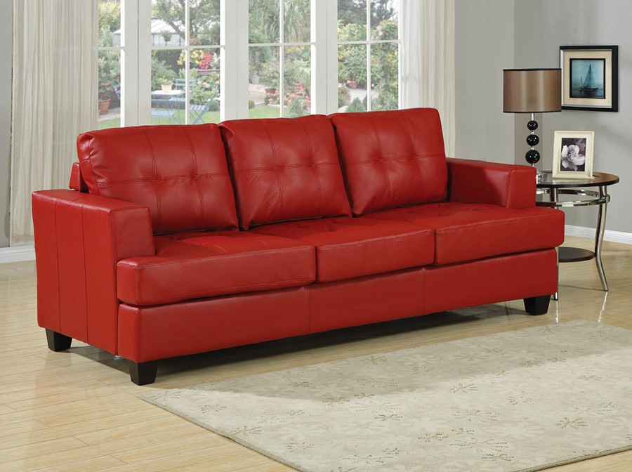 sofa bed red color