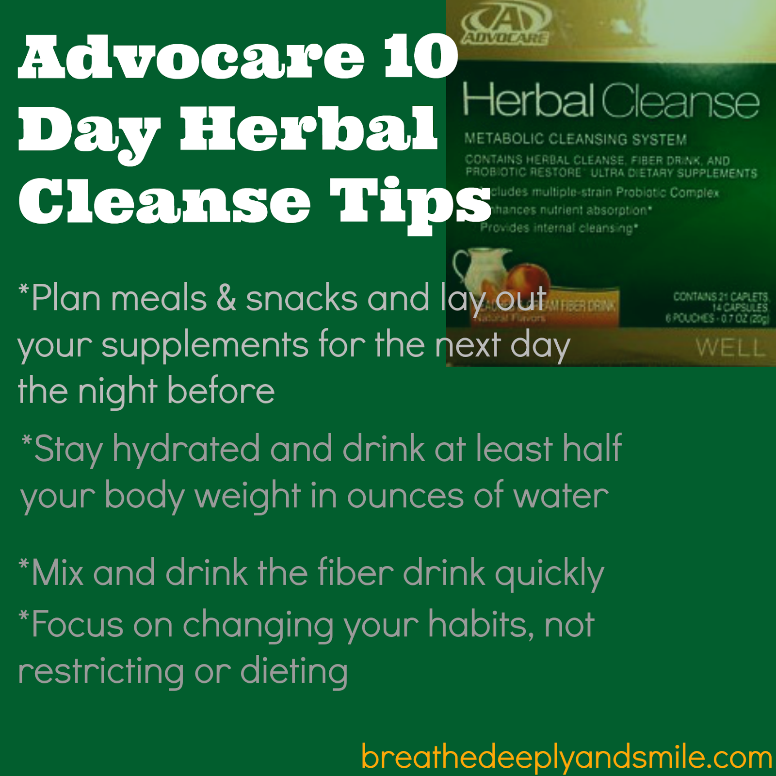 Advocare Herbal Cleanse Review Advo 24