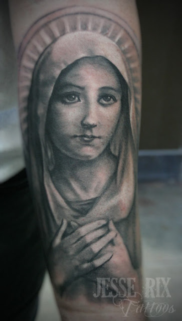 Virgin Mary Tattoos
