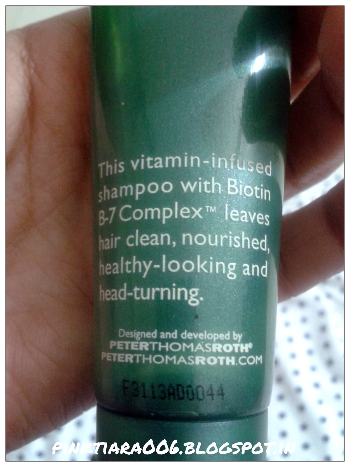 Pink Tiara Peter Thomas Roth Mega Rich Shampoo REVIEW