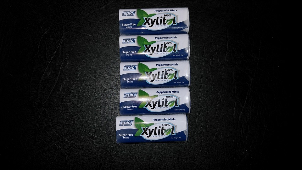Amy's reviews Epic Dental 100 Xylitol Sweetened Mints, Peppermint, 60