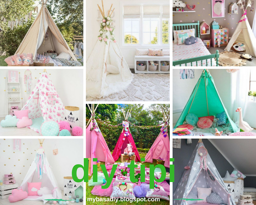 tutorial tienda india tipi sin costura facil para niños verano diversión juegos diy