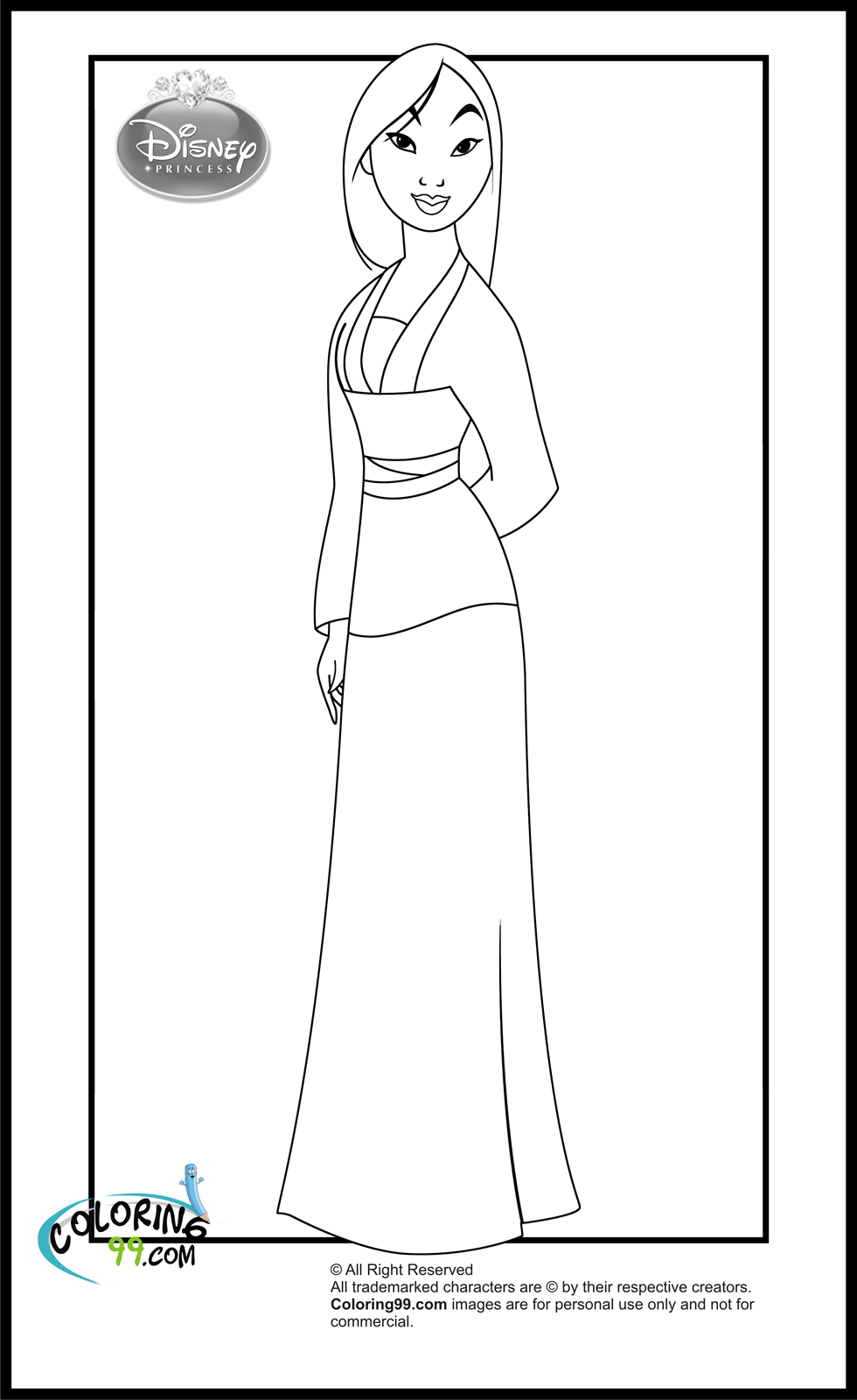 Disney Princess Coloring Pages | Minister Coloring