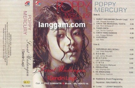 Poppy Mercury Surat Undangan Chordtela