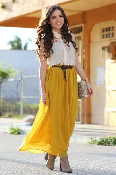 SHY boutique: How to wear a maxi skirt