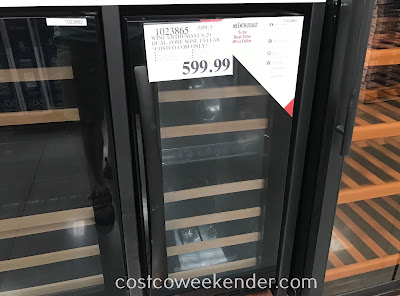 Keep your wine properly chilled with the Wine Enthusiast S-29 Dual-Zone Wine Cellar