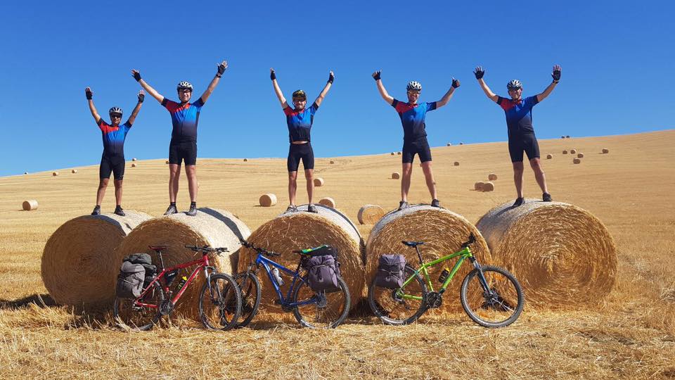 cycling francigena route from st. bernard to rome italy by bicycle with