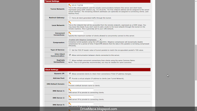 DriveMeca configurando OpenVPN en pfSense paso a paso