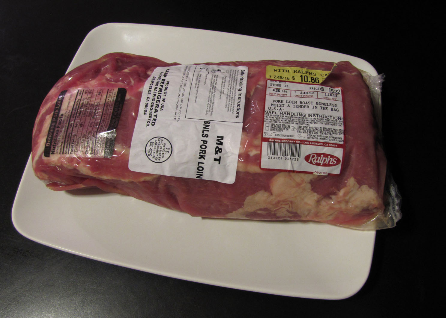 Smells Like Food in Here Boneless Pork Loin Roast