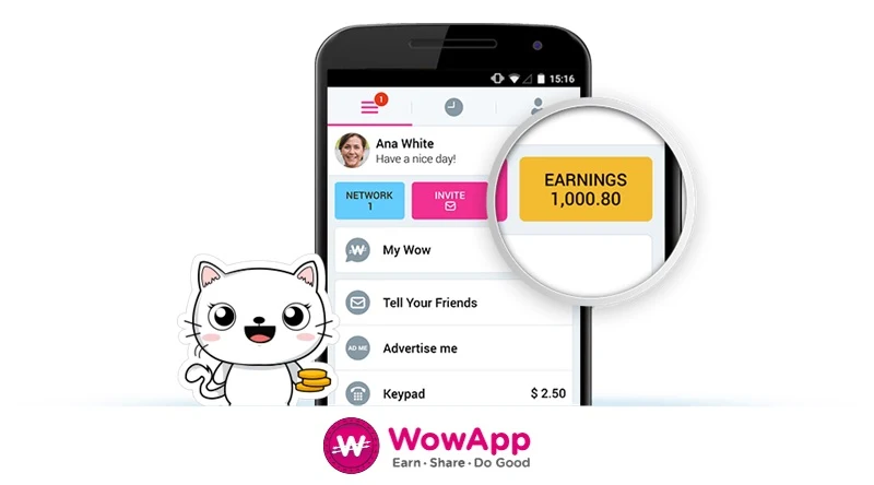 WowApp Messenger Earn Money Online Doing Instant Chat and Do good