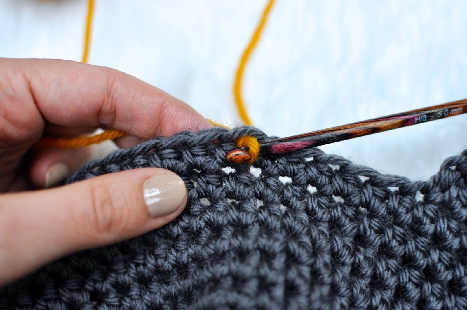 Just be happy! Surface Crochet Technique