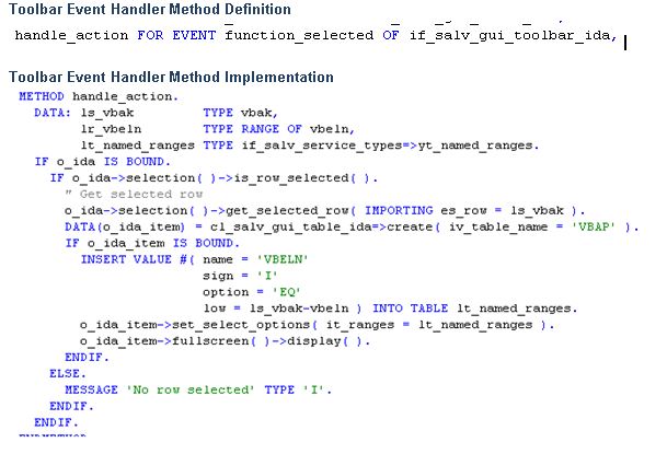 SAP ABAP Central: SAP List Viewer with Integrated Data Access (ALV with ...