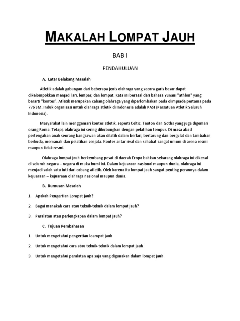 makalah atletik - wood scribd indo