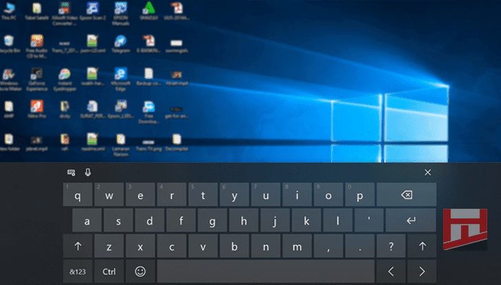 Cara Cepat menampilkan On-Screen Keyboard pada Windows 10