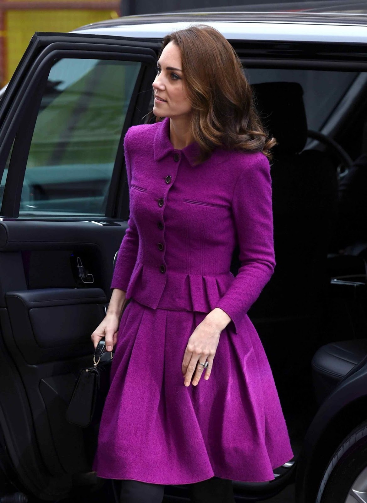 Kate Middleton in Purple Dress at Royal Opera House in London CineHub