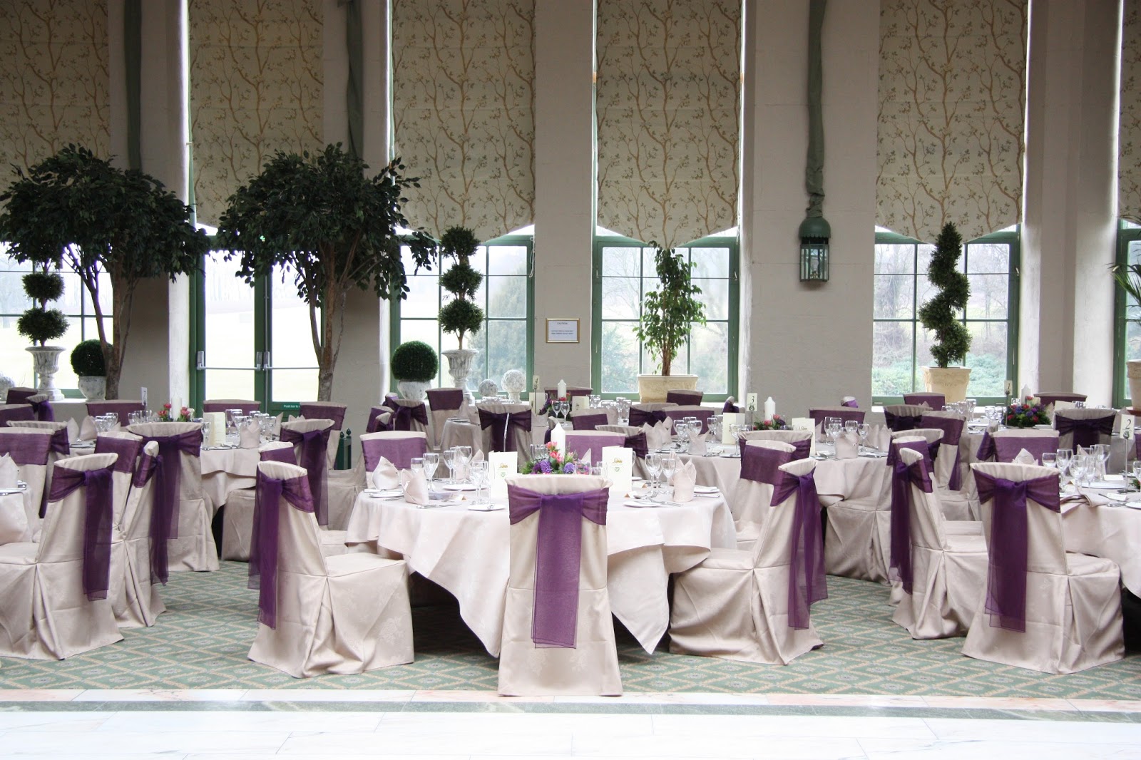 Posh Chair Covers And Bows