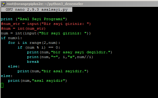 Orange Pi: ORANGE PI PYTHON KURULUM