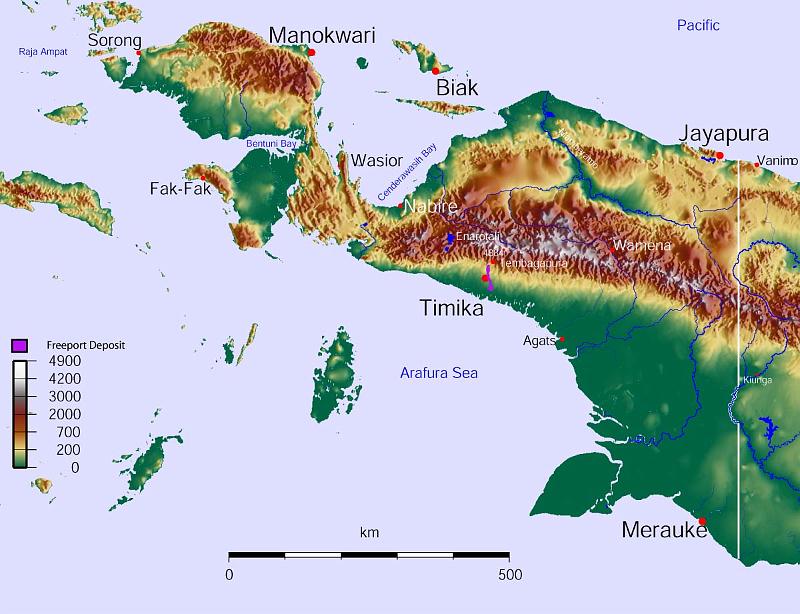 UGAI PIYAUTO: Peta Topografi Papua Barat