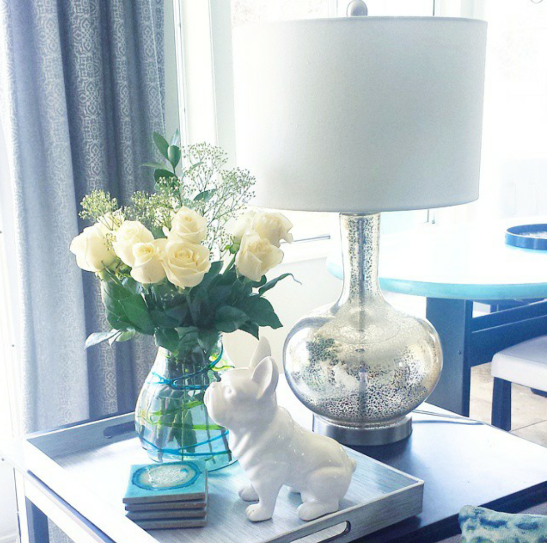 Studio 7 Interior Design Glass Table Lamps... under 100!!!