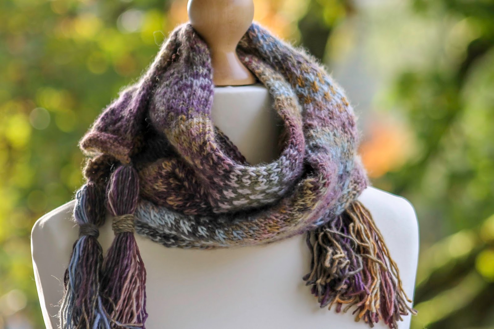 Balls to the Walls Knits Swiss Check Scarf