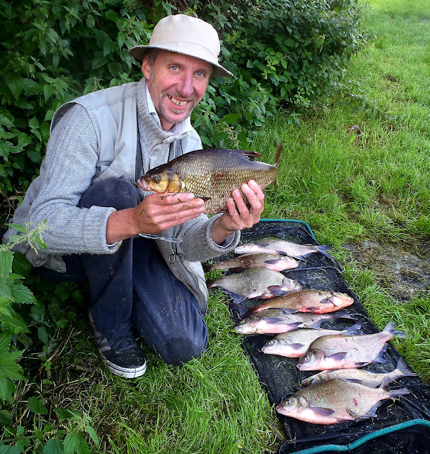 A good bag of Coventry Canal bream and a hybrid 