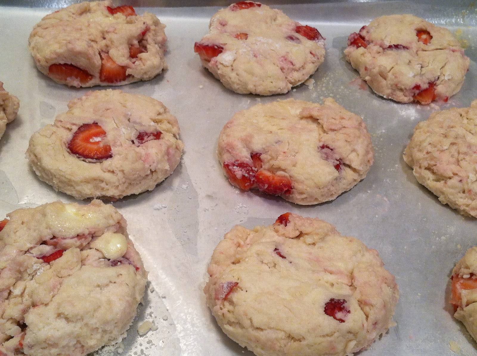 Busy Budget Foodie Strawberry Cream Biscuits