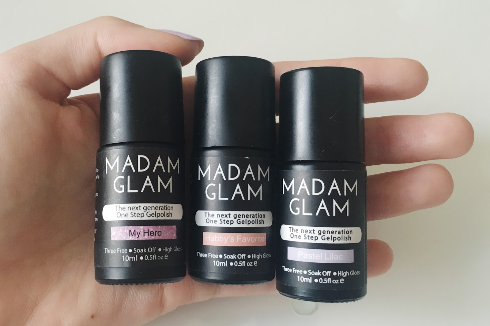 10. Madam Glam Gel Polish - Plum Obsession - wide 2