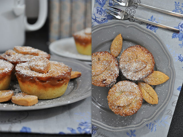 Krümelkreationen: Kleine Walnuss-Karamell-Pies Krümelkreationen: Kleine Walnuss-Karamell-Pies