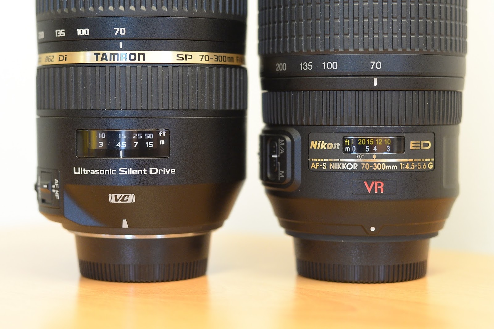 Nikon 70 300 Vr Vs Tamron Vc Nikon AF-S Nikkor 70-300mm VR vs. Tamron SP AF 70-300mm VC