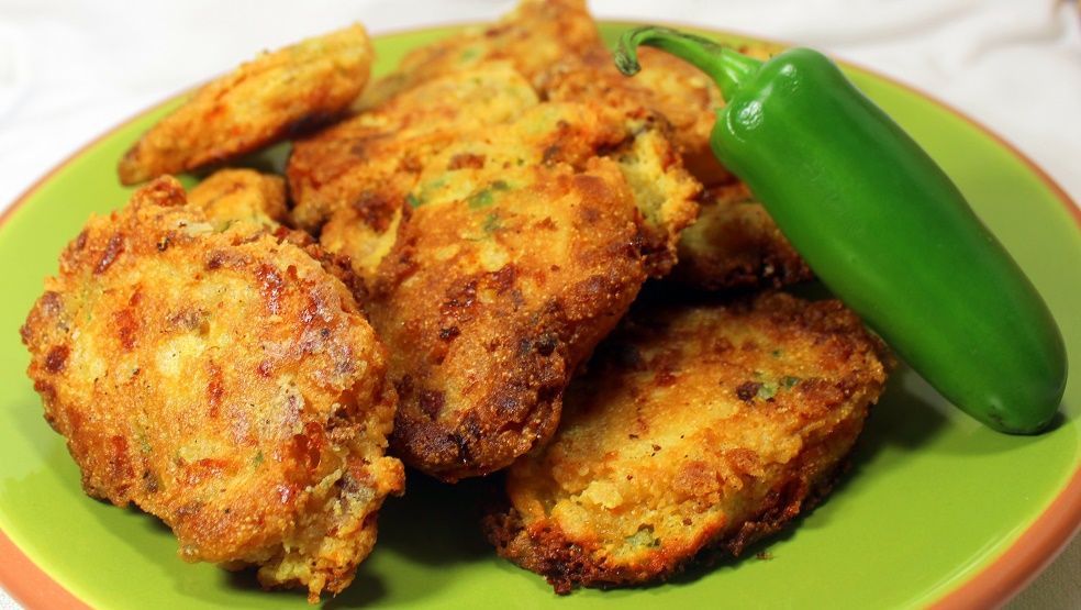 52 Ways to Cook Cajun Jalapeno Cheddar Corn Fritters