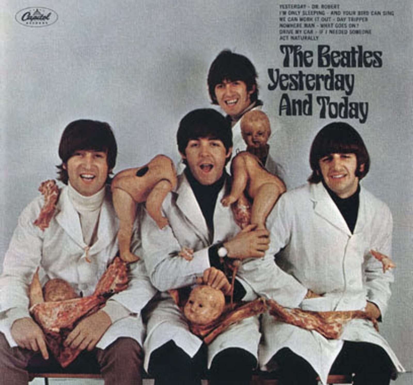 "THE BEATLES BUTCHER ALBUM"  - A MASS PUBLIC RECALL ON THE FIRST DAY OF RELEASE.