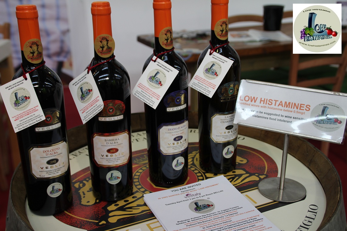 Wine and food intolerance, benefits from a wine certificate "Low