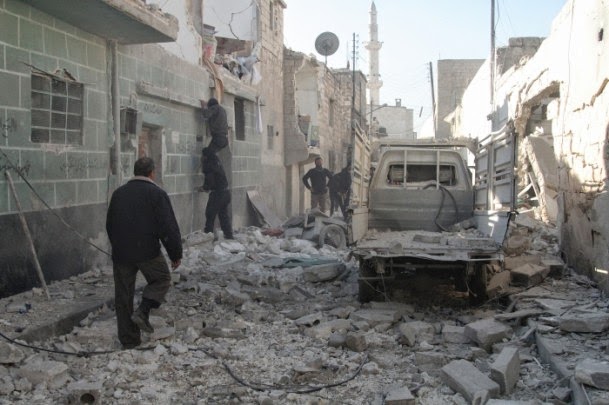 Helikopter Assad Jatuhkan Bom Barel di Aleppo Tewaskan 42 Orang