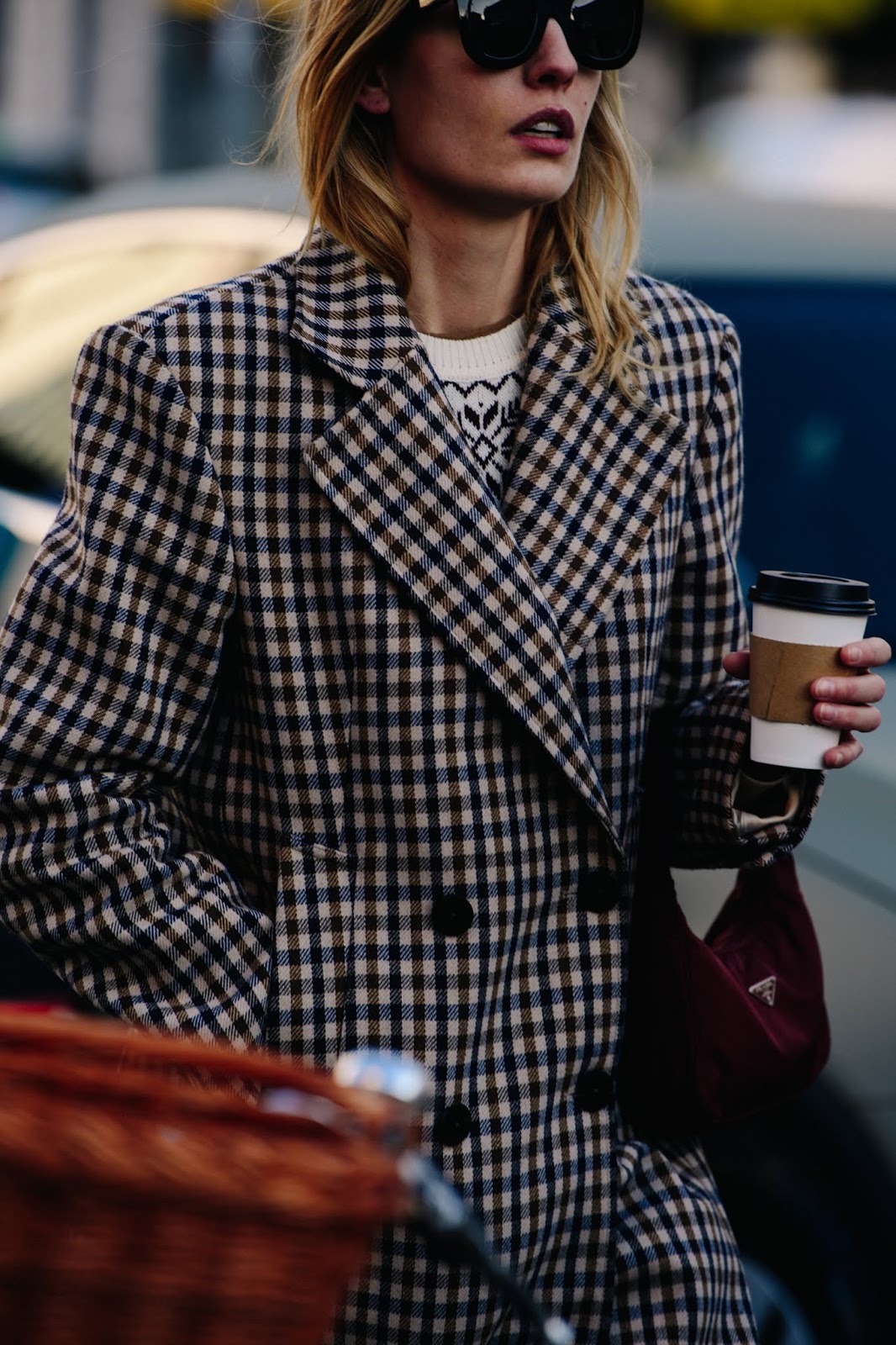 womenswear_check pattern - DIMANCHE