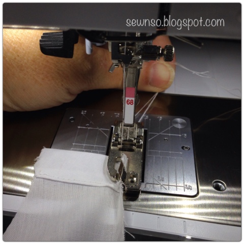 SewNso's Sewing Journal: the shell hem