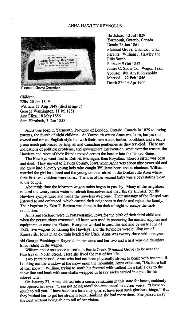 . William Fletcher Reynolds Wives