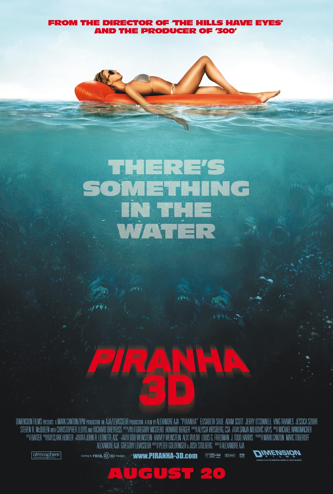 Film Piranha 3d 2 Halls of the Nephilim: October Horror Movie Challenge - Piranha 3D (2010)