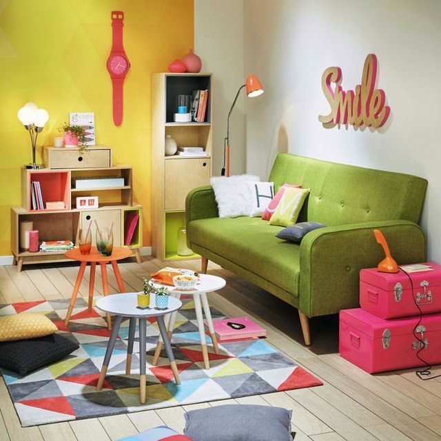 Casinha colorida: Especial salas de estar 2016: as vintage, as retrôs e