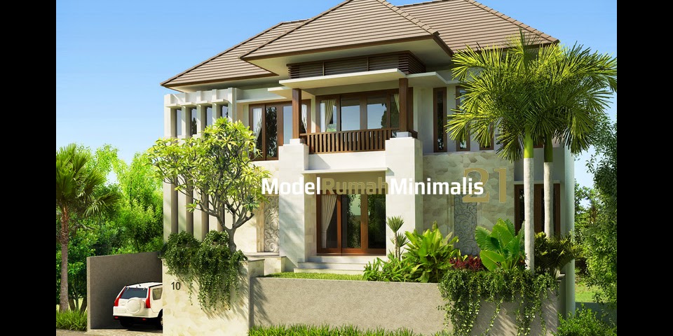 Desain Rumah  Minimalis  2 Lantai Luas Tanah  300M2 Gambar 