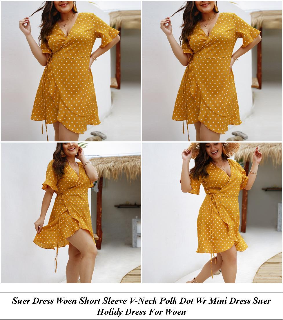 White Spring Dresses For Juniors - Casual Clothing Online Store - Lack Formal Dresses With Sleeves
