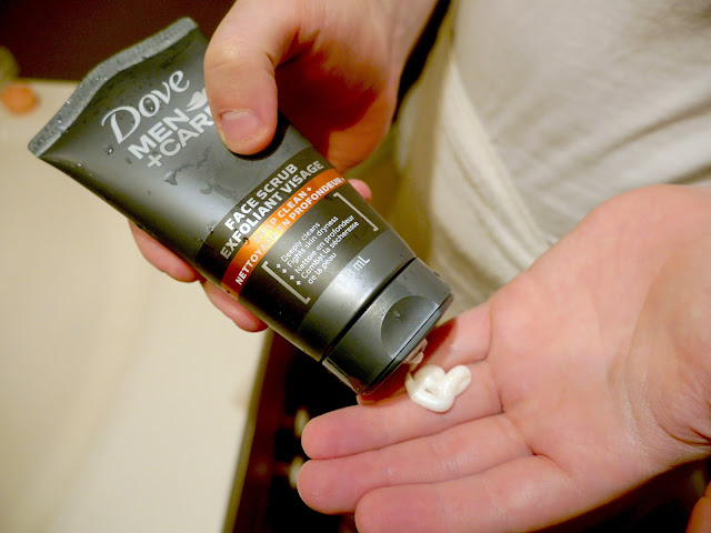 dove men's care review deep clean + face scrub