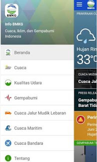 Aplikasi BMKG Android Download Aplikasi BMKG Android Terbaru Update Gratis Prakiraan Cuaca Terkini