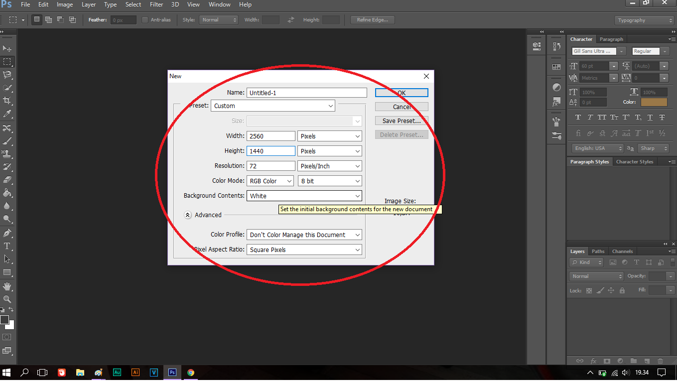 Cara Mengatur Ukuran Header Banner Youtube Di Photoshop Cs6