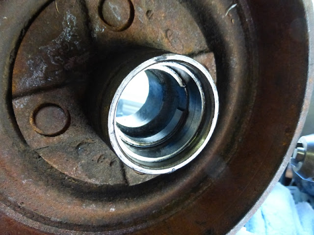 brake hub inside clean