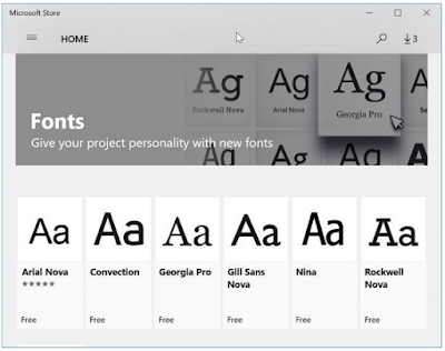 Cara Memasang Font Baru Dari Toko / Store Di Windows 10, Begini Caranya