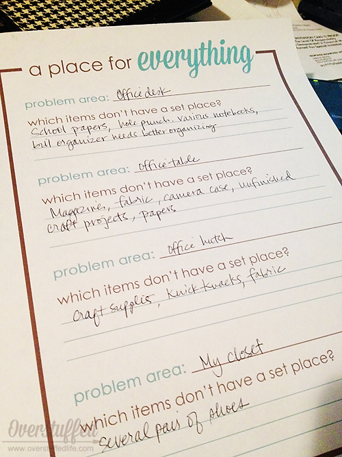 31 Days to Less Clutter and More Peace: Make and Action Plan A printable worksheet and guidelines for dealing with the clutter in your life. Make an action plan and start decluttering NOW!