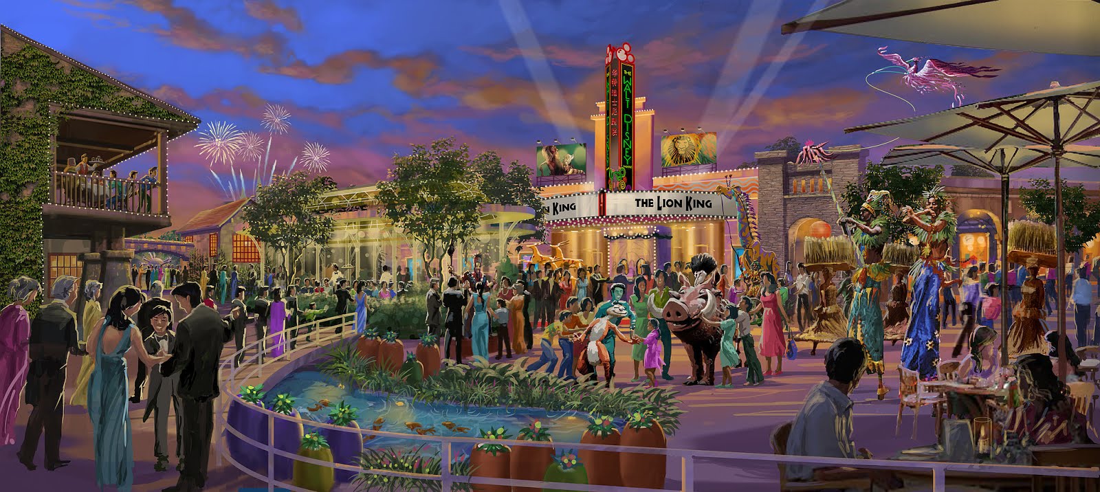Futur de Disney Studio 1 [Front Lot - 2024 ?] - Page 3 Disneytown-Broadway-Plaza-Rendering