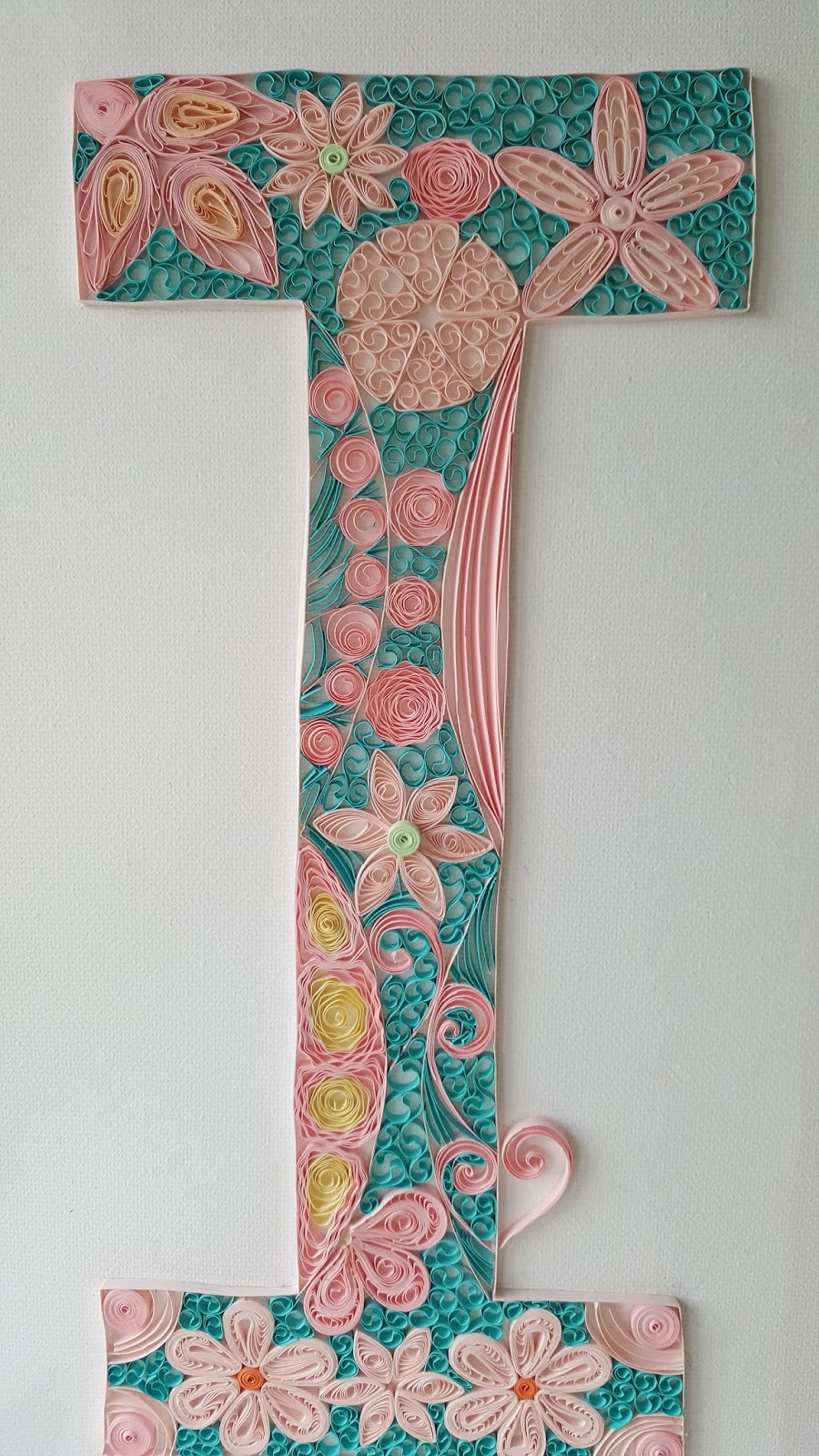 Quilled Typography Monogram I